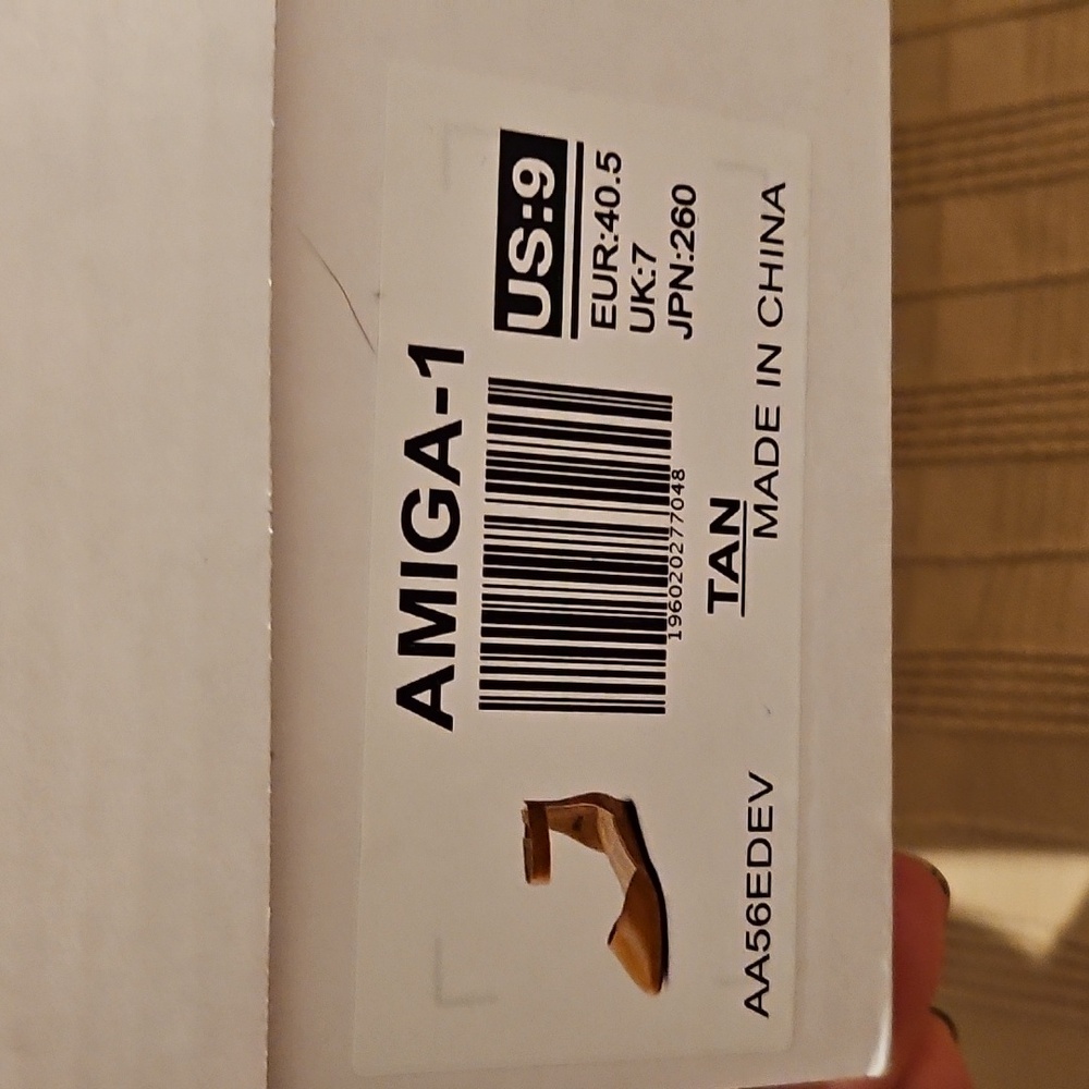 Dream Pairs Pointed Toe Tan Ankle Strap Shoes - Picture 11 of 11